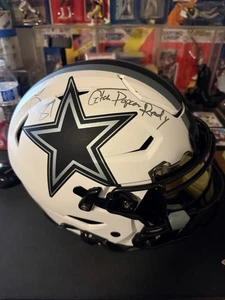 Terrell Owens Cowboys Full Size Speed Flex Helmet JSA w/script Signed - Picture 1 of 7