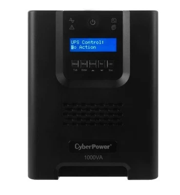 CyberPower Smart App Sinewave PR1000LCD 1000VA Pure Sine Wave Mini-Tower LCD UPS - Image 1 of 4