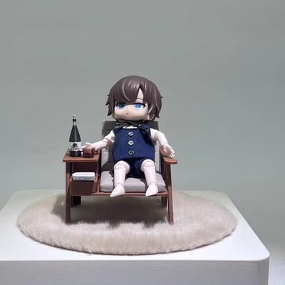 Juego de sillones de plástico accesorios para casa de muñecas 1:12 Foto 1 de 4