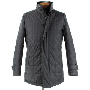 Cardinal of Canada NWOT Wool Quilted Jacket w/ Hood Size M (40 US) In Charcoal - Picture 1 of 12