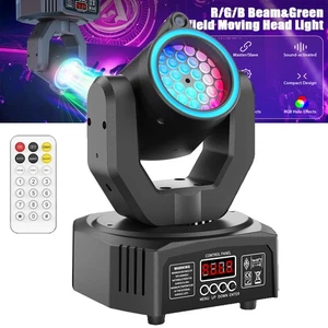 120W RGB LED Moving Head Light W/ Green Starry Sky Effect DMX  DJ Disco Lights - Picture 1 of 9