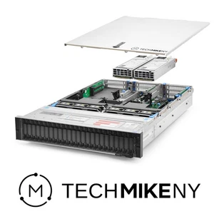 Dell PowerEdge R740xd NVMe Server 2x Platinum 8168 2.70Ghz 48-Core 8GB RAM - Picture 1 of 5