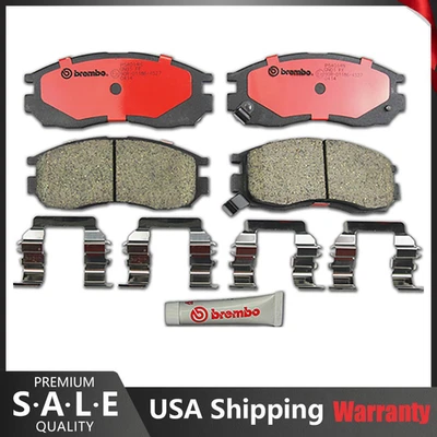 Juego de pastillas de freno delanteras de cerámica Brembo para Chrysler Dodge Eagle Mitsubishi Plymouth Foto 1 de 2