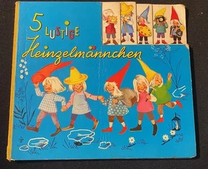 pestalozzi verlag 5 lustige Heinzelmannchen book-VINTAGE-1962 - Imagen 1 de 9