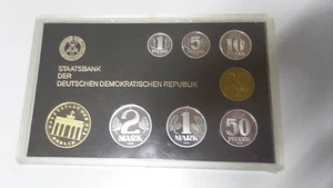 DDR Kursmünzensatz 1989, polierte Platte - selten - Bild 1 von 1