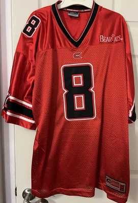 Cincinnati Bearcats #8 Red Sewn COLOSSEUM Football Jersey -Excellent Condition - Image 1 of 4