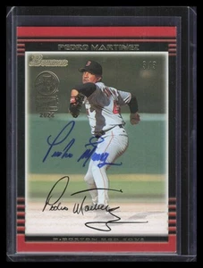 Autógrafos de recompra Bowman 2024 Pedro Martínez automático 3/3 2002 Bowman - Imagen 1 de 2
