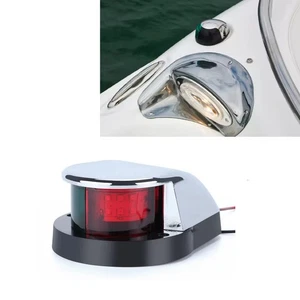 Red+Green Marine Boat Navigation LED Side Tear Drop Lights Vertical-Mount-12V - Bild 1 von 8
