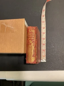 The Poetical Works of John Milton 1856 Small Book - Foto 1 di 9