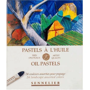 Sennelier Oil Pastels Set of 24 Assorted Colours - Landscape - Picture 1 of 1