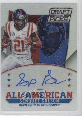 2015 Panini Prizm Collegiate Draft Picks Silver Senquez Golson #7 Rookie Auto RC - Image 1 of 2
