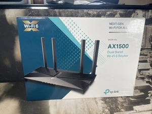 TP-Link EX220-G2u AX1500 Dual Band Wireless Wifi 6 Router schwarz 4 Ethernet Ports - Bild 1 von 3