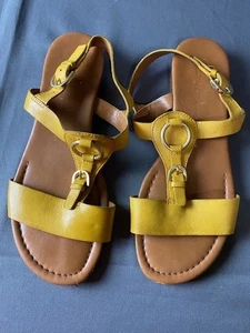Franco Sarlo gelbe Damen-Sandale Größe 8 rd - Bild 1 von 4
