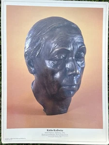 24” X 18” Kathe Kollwitz Self-Portrait Vintage Poster 1989 - Picture 1 of 1