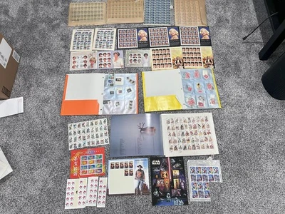 Big Lot of Unused Collectible Stamps Legends of Hollywood Princess Diana & More - Image 1 of 4