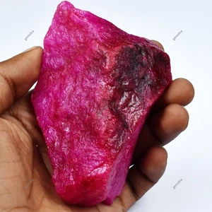 1378.30 Ct CERTIFIED Uncut Raw Natural Ruby Pink Rough Huge Size Loose Gemstone - Picture 1 of 7