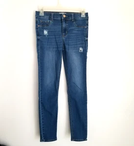 Jeans Jordache Niñas 14 Super Ajustados Cintura Ajustable Azul Envejecido Denim - Imagen 1 de 7