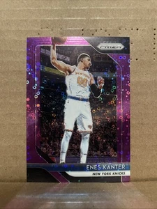 2018-19 ENES KANTER PANINI PRIZM NBA #277 FAST BREAK PURPLE #D/75 SP CARD - Picture 1 of 2