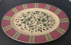 Waverly Garden Room FLORAL MANOR Oval Platter Made in Poland Pottery 14.5" - Bild 1 von 6
