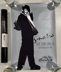 Frank Sinatra Come Swing With Me Concert Poster 1991 Sands Hotel Atlantic City - Picture 1 of 20