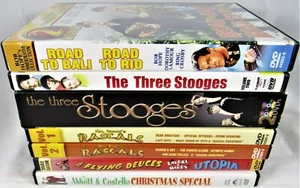 Stooges Abbott Costello Laurel Hardy Rascals Classic Comedy DVD Lot 7 Movies FS - Picture 1 of 5