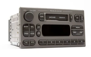 Radio JLM21055 renovada genuina Jaguar OEM para tipo S AM-FM-XR8F18K876DHAEK - Imagen 1 de 4