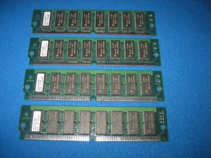 4x 16MB=64MB PS/2 72-pin FPM-Ram 70ns Micron Arbeitsspeicher 100%ok von 1999 - Bild 1 von 2