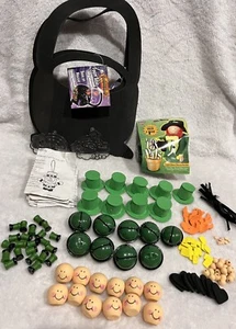 Vintage St Patricks Leprechaun Jingle Bell Ornament Pot Childrens Craft Kit x9 - Picture 1 of 10