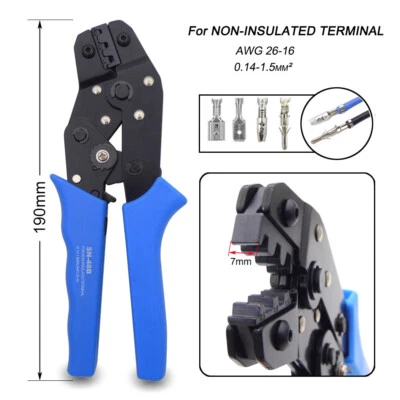 SN-48B Crimping Plier AWG 26-16 Wire Crimper for 4mm Bullet Connector Tamiya - Image 1 of 4