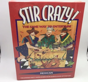 Stir Crazy Game The Dinner Party Juego de Cocina Mexicana Nuevo 1996 De Colección SELLADO - Imagen 1 de 5