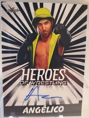 2023 Leaf Sunburst Wrestling Card ANGELICO Adam Angel Auto Autograph AEW HOW WWE - Image 1 of 2
