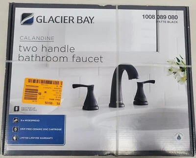 Grifo de baño de dos manijas Glacier Bay Calandine 1008 089 080 Foto 1 de 3