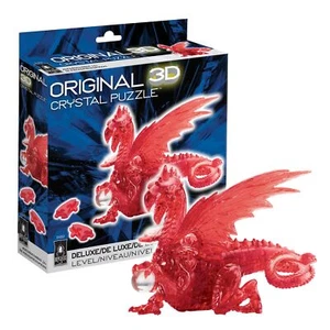 3D Crystal Dragon Puzzle Challenging Brain Teaser for Ages 12 and Up - Picture 1 of 8