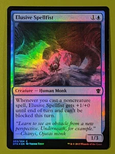 FOIL Elusive Spellfist x1 Dragons of Tarkir 1x Magic the Gathering MTG - Picture 1 of 1