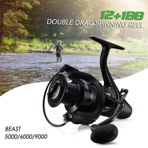 lizard 12+1BB Spinning Reel Instant Anti-Reverse Brake System Fishing Reel K1V4 - Picture 1 of 16