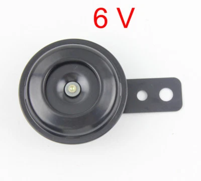 Universal Black 105dB 6V 1.5A Horn Motorbike DT XT XL AR AE CG 6 Volt - Image 1 of 2