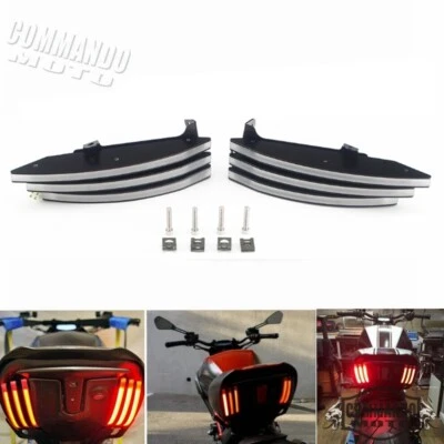 Rear LED Turn Signal Tail Lights For Ducati Diavel / 959 Panigale 2011-2019 - Image 1 of 4