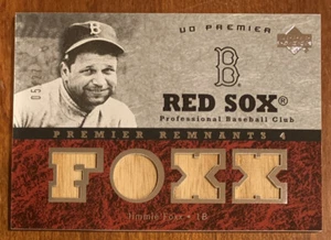 Jimmie FOXX 2007 UD Premier Remnants 4 Quad Bat Relic #PR4-JF 5/27 NM HOFer - Picture 1 of 2