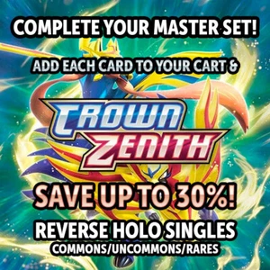 Pokémon - Crown Zenith - Holograma Inverso Individuales (Hasta 30% de Descuento - Elige una Carta) - Imagen 1 de 35