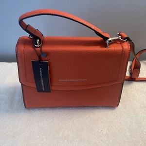 French Connection FCF22809 Brunt Orange Clover Pebble Crossbody NWT $88MSRP - Picture 1 of 12
