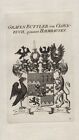 Buttler Clonebuch Haimhausen Wappen Kupferstich Genealogie Heraldik 1820