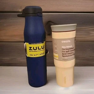 FOUR Stainless Steel Insulated Water Bottles - Mix of Sizes and Brands, NEW - Picture 1 of 3