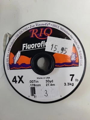Rio Fluoroflex Plus    " Clear "    4X , 7 LB , 30 yd - Image 1 of 2