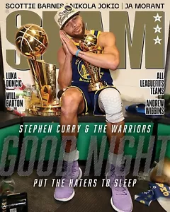 Steph Curry Slam Magazin Cover nur 8x10 11x14 Foto Nachdruck Night Stephe - Bild 1 von 1
