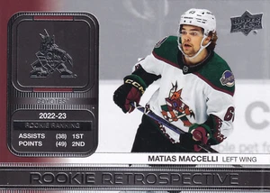 MATIAS MACCELLI   23-24  UPPER DECK SERIES 1   ROOKIE RETROSPECTIVE  # RR-18 - Bild 1 von 1