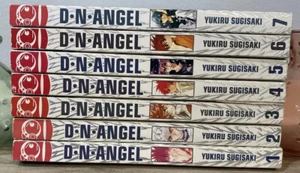 D N Angel Vol 1 -7 Manga Book Lot English Yukiru Sugisaki - Picture 1 of 9