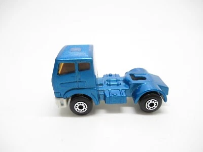 MATCHBOX SUPERFAST VOLVO ARTICULATED TRUCK CAB BLUE NEAR MINT 1980 - Image 1 of 4