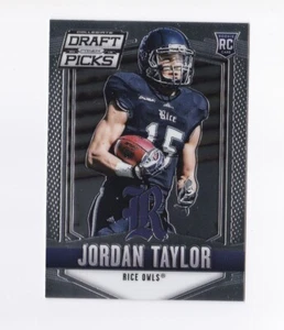 2015 Panini Prizm Draft Picks #203 Jordan Taylor RC Rice Owls Denver Broncos - Picture 1 of 2