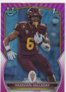2022 BOWMAN CHROME PINK REFRACTORS 1ST RC XAZAVIAN VALLADAY FIRST ROOKIE GE-164 - Picture 1 of 1