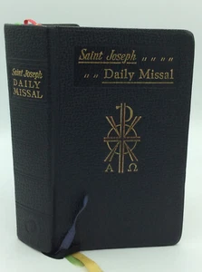 SAINT JOSEPH DAILY MISSAL by Hugo Hoever, ed. - 1963 - Catholic Latin Mass - Bild 1 von 4